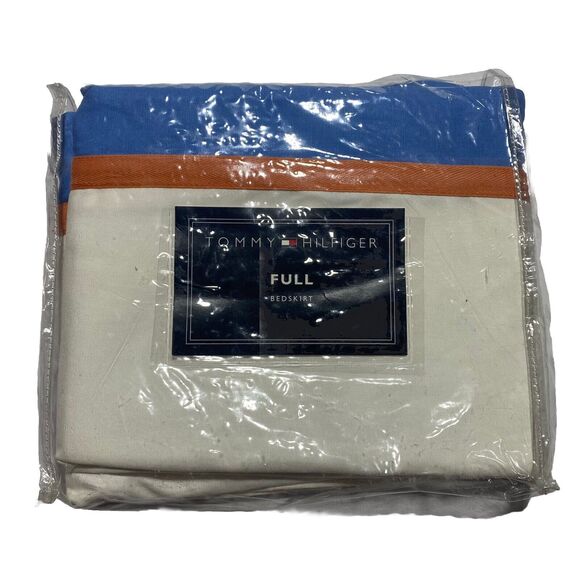 Tommy Hilfiger St. Barth's Full Size Bedskirt Vintage - Picture 1 of 6